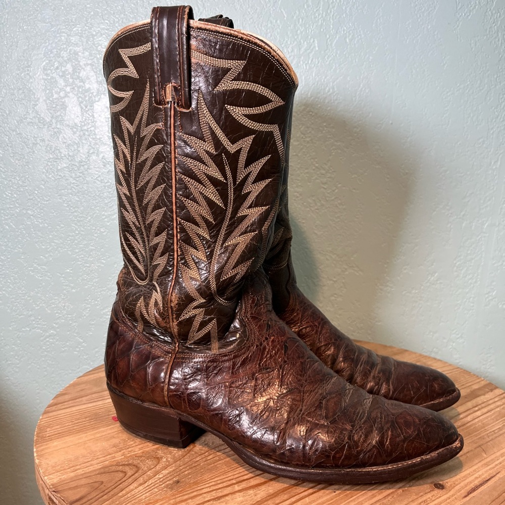 Vintage Nocona Pre-Ban Anteater Exotic Cowboy Boots Men’s 7.5 B